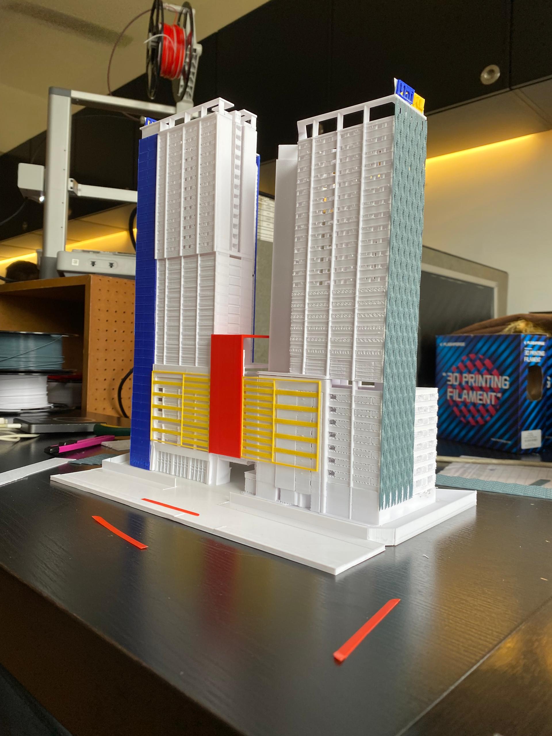 High-rise building model